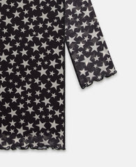 Long Sleeve Star Print Dress