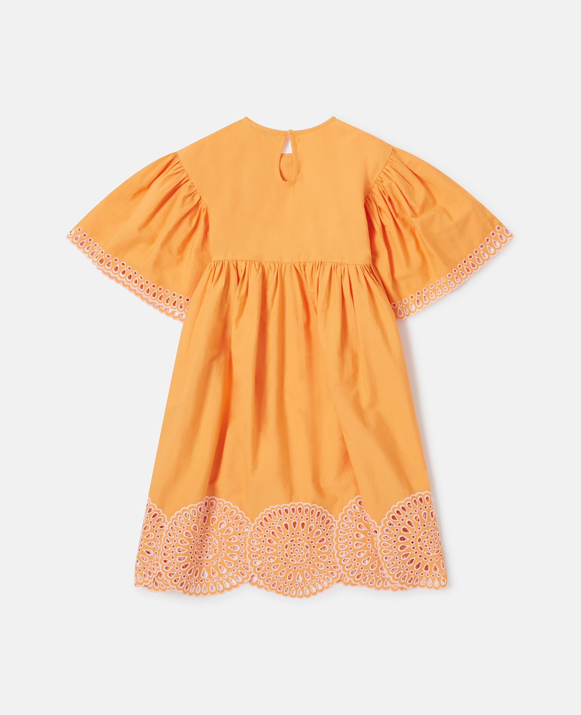 Popeline Short-Sleeve Dress