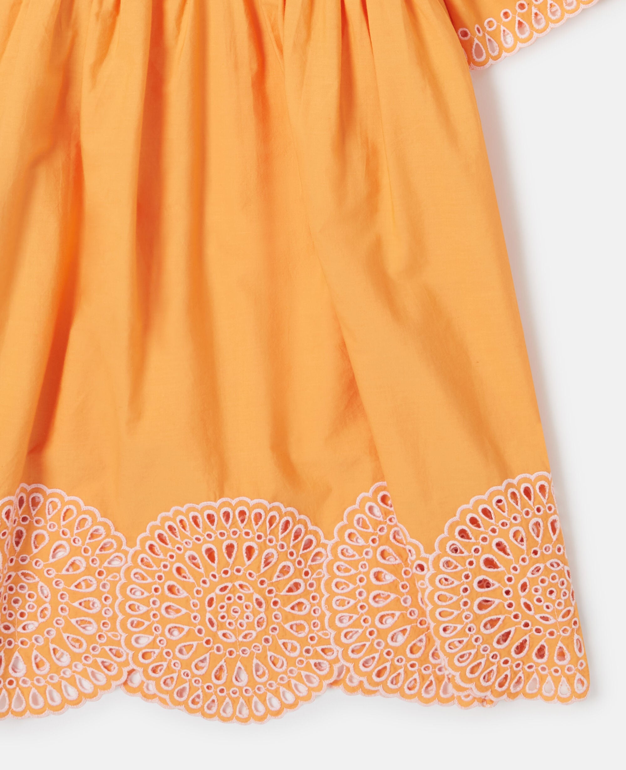 Popeline Short-Sleeve Dress
