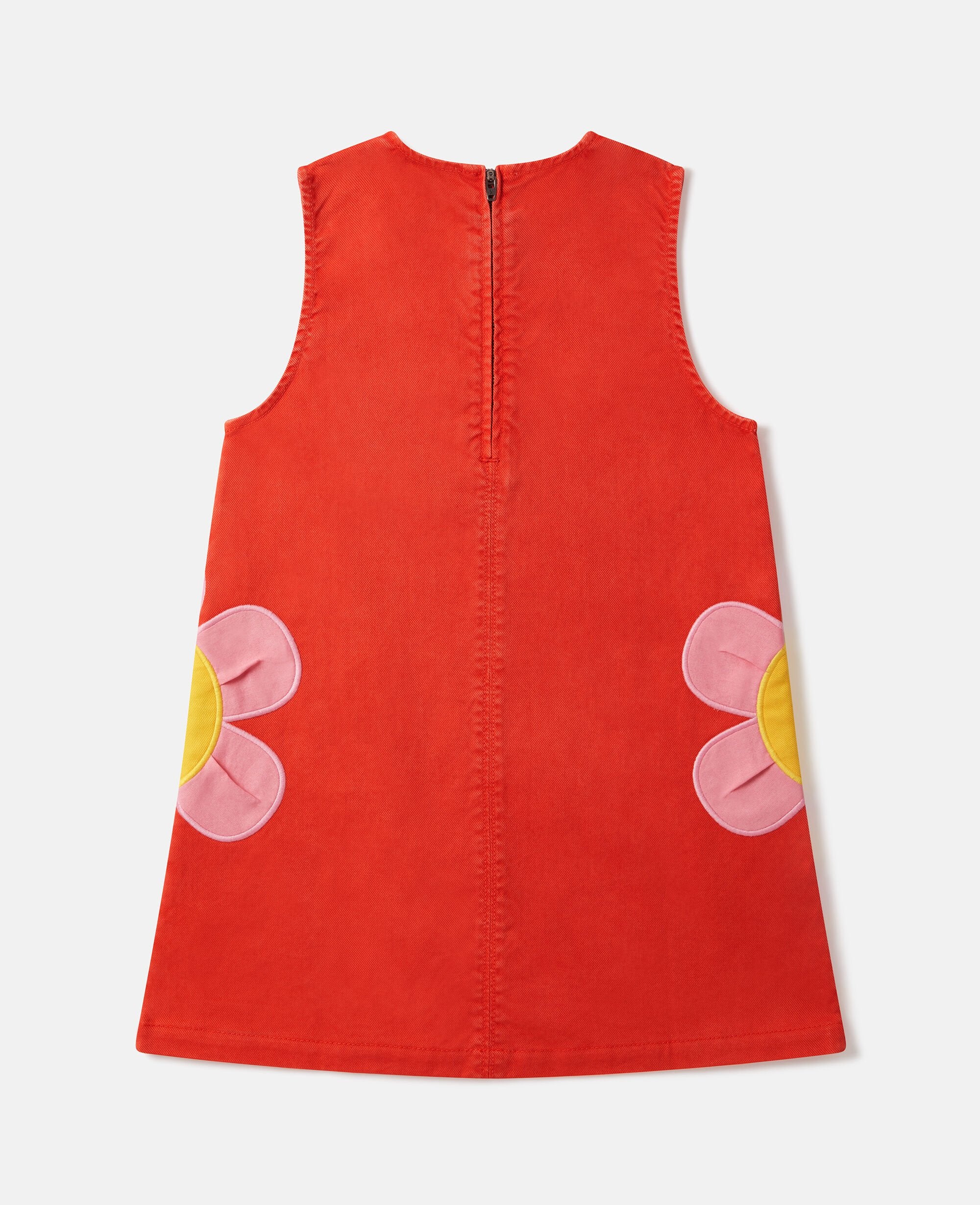 Floral Appliqué Sleeveless Dress