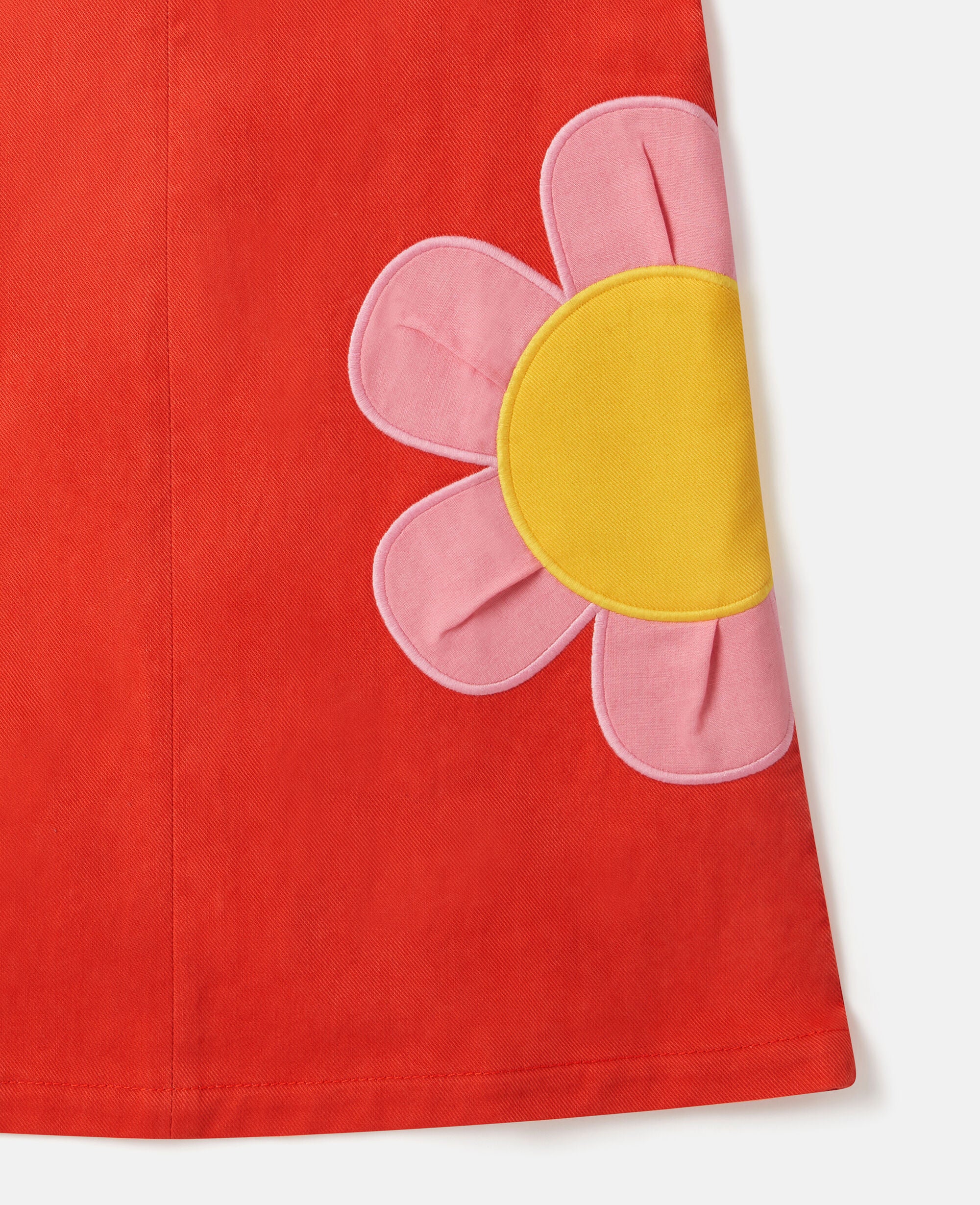 Floral Appliqué Sleeveless Dress
