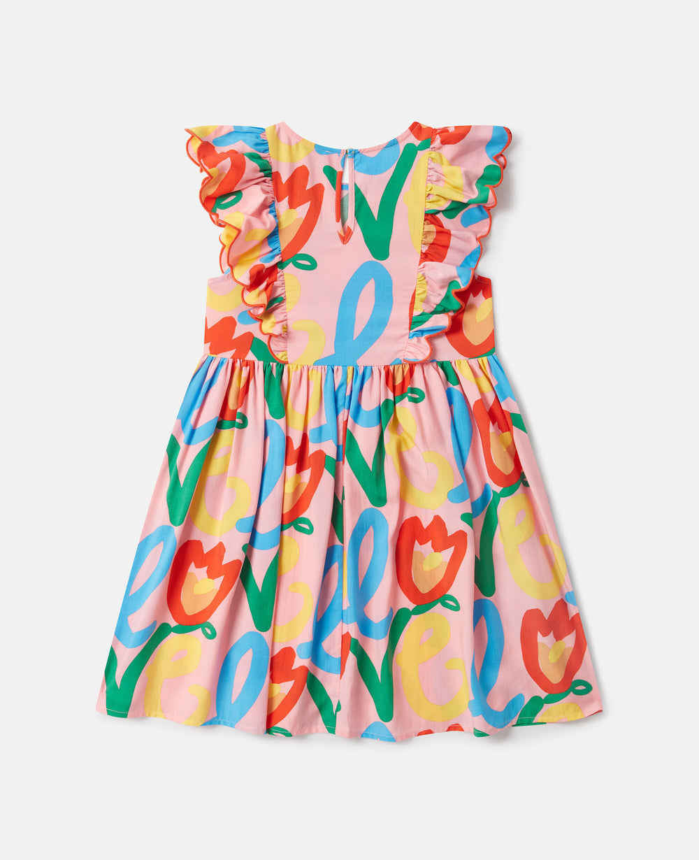Graphic Love Print Dress
