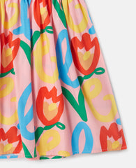 Graphic Love Print Dress