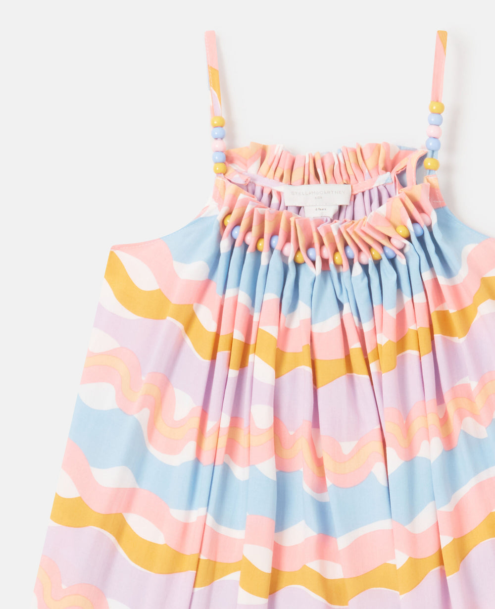 Striped Tiered Maxi Dress