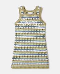 Striped Knit Tank Dress