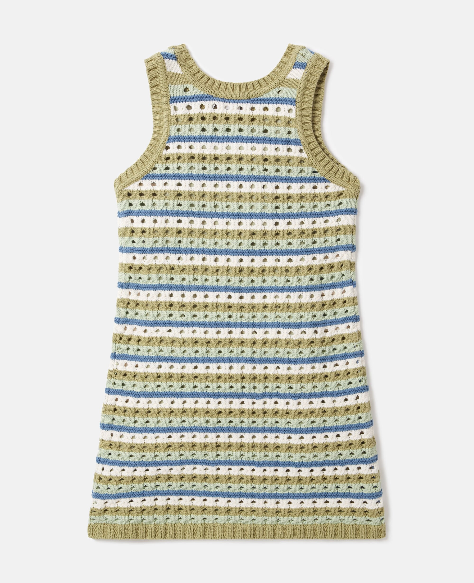 Striped Knit Tank Dress