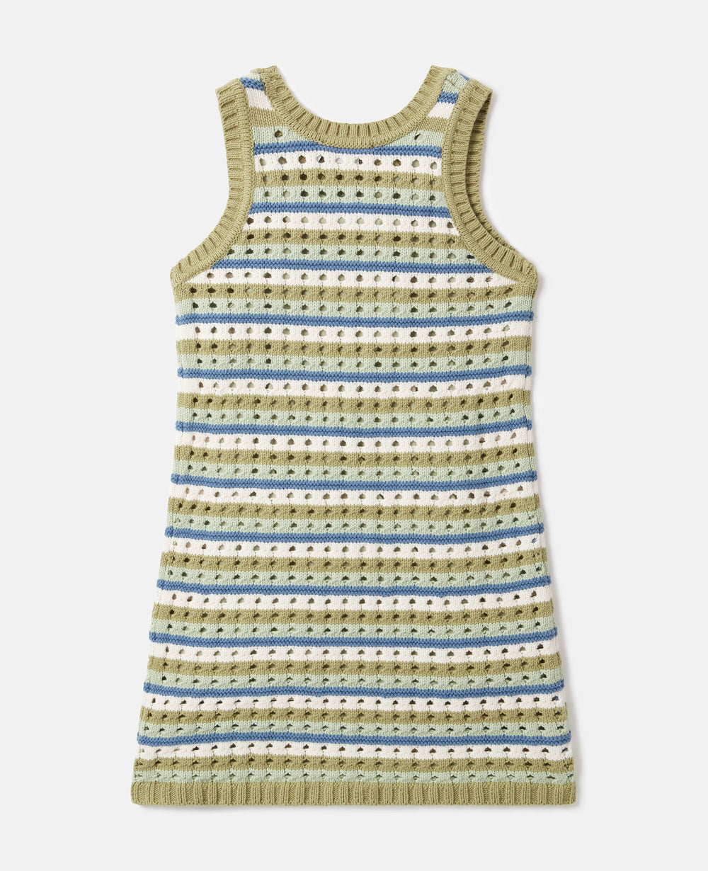 Striped Knit Tank Dress