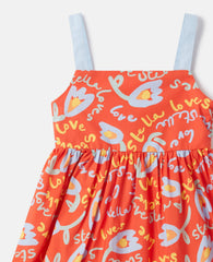 Floral Print Sleeveless Dress