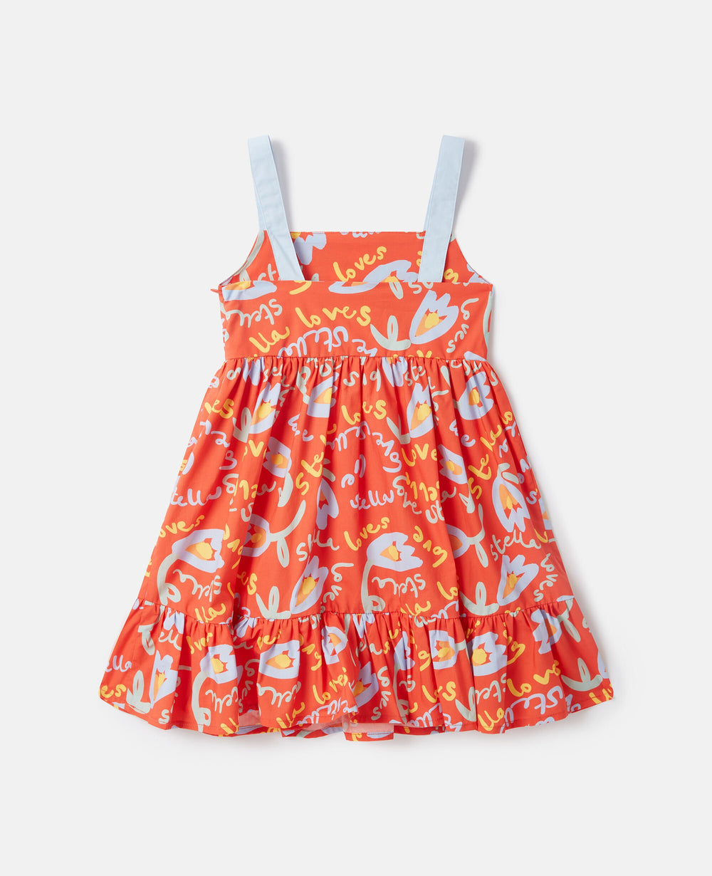 Floral Print Sleeveless Dress