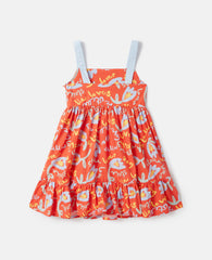Floral Print Sleeveless Dress