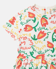 Floral Print Jersey Dress