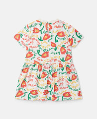 Floral Print Jersey Dress