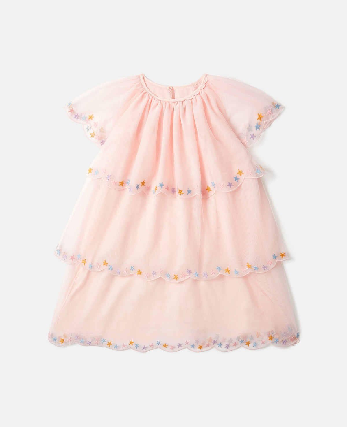 Tiered Tulle Ruffle Dress