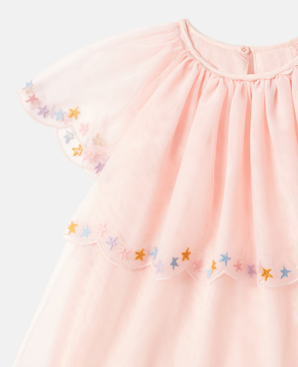 Tiered Tulle Ruffle Dress
