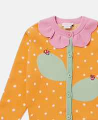Floral Crochet Knit Cardigan