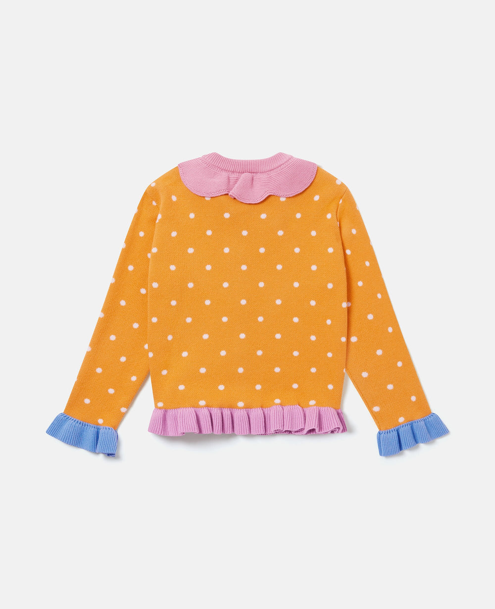 Floral Crochet Knit Cardigan