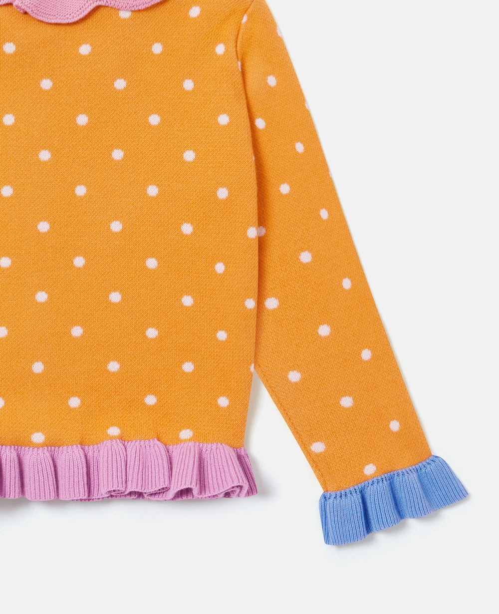 Floral Crochet Knit Cardigan