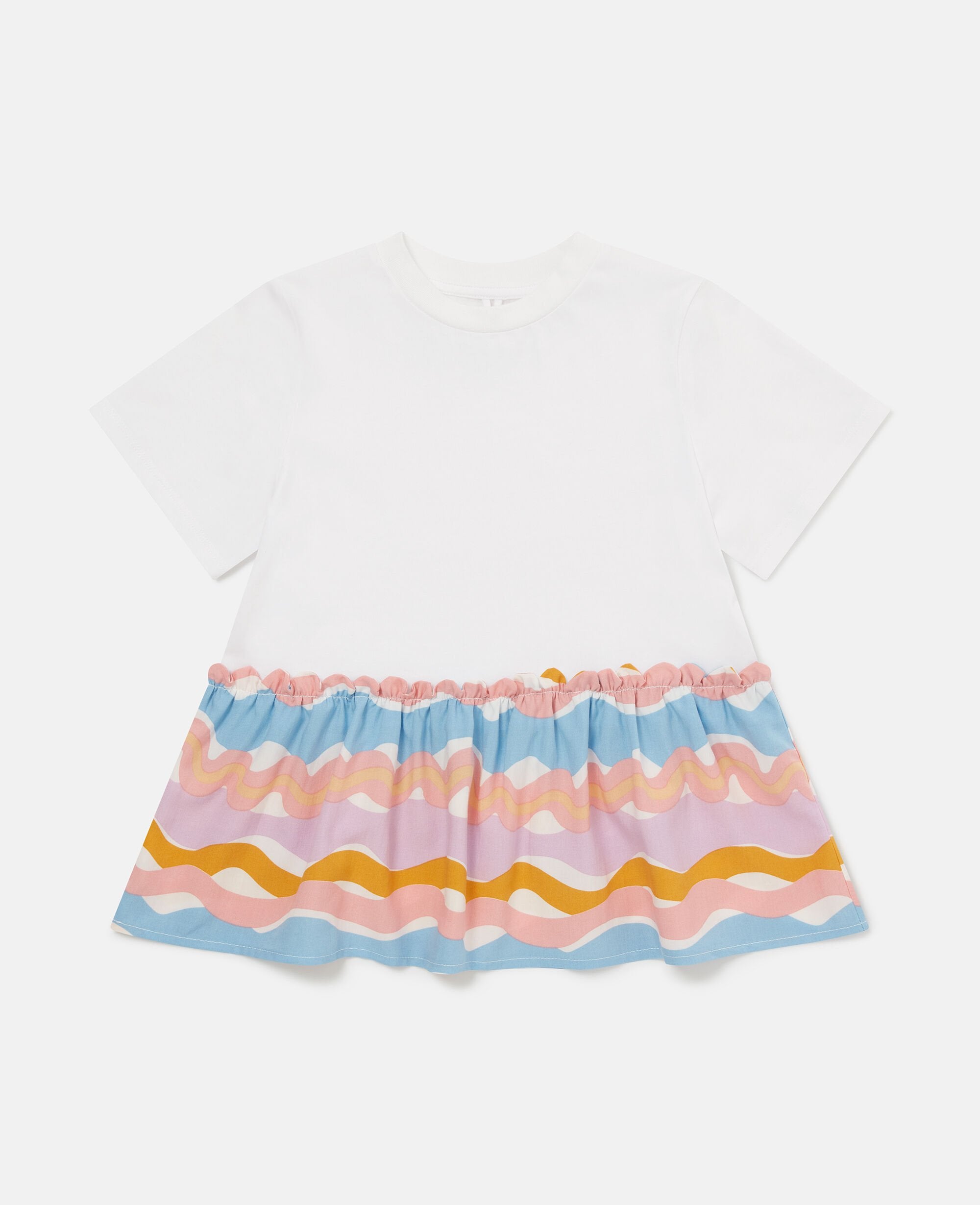 Zig-Zag Print T-Shirt Dress