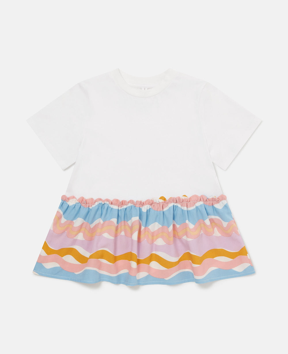 Zig-Zag Print T-Shirt Dress