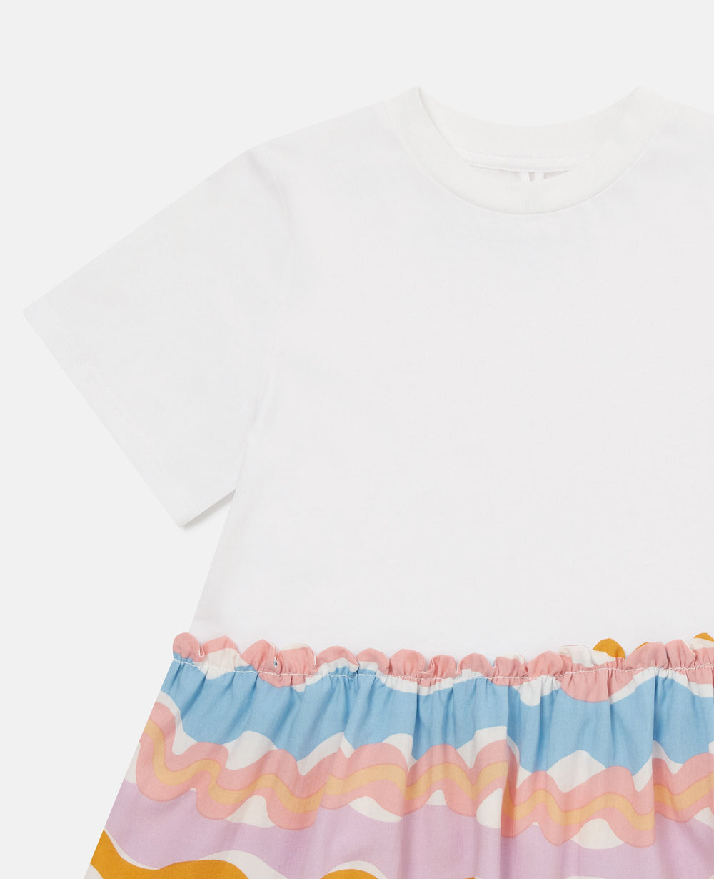 Zig-Zag Print T-Shirt Dress