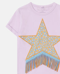 Fringed Star Graphic T-Shirt
