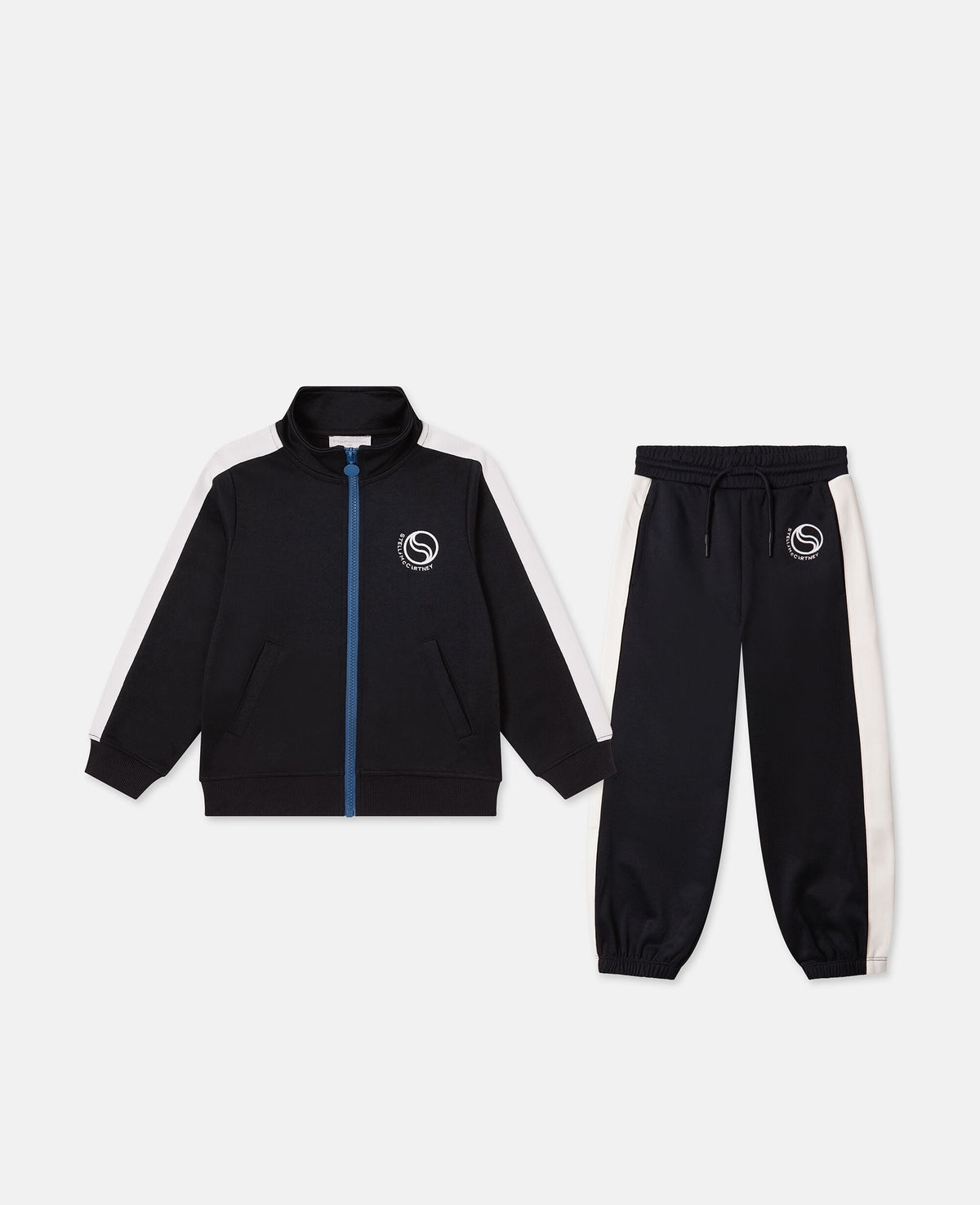 Logo Zipper Sweatshirt And Sweatpant Set