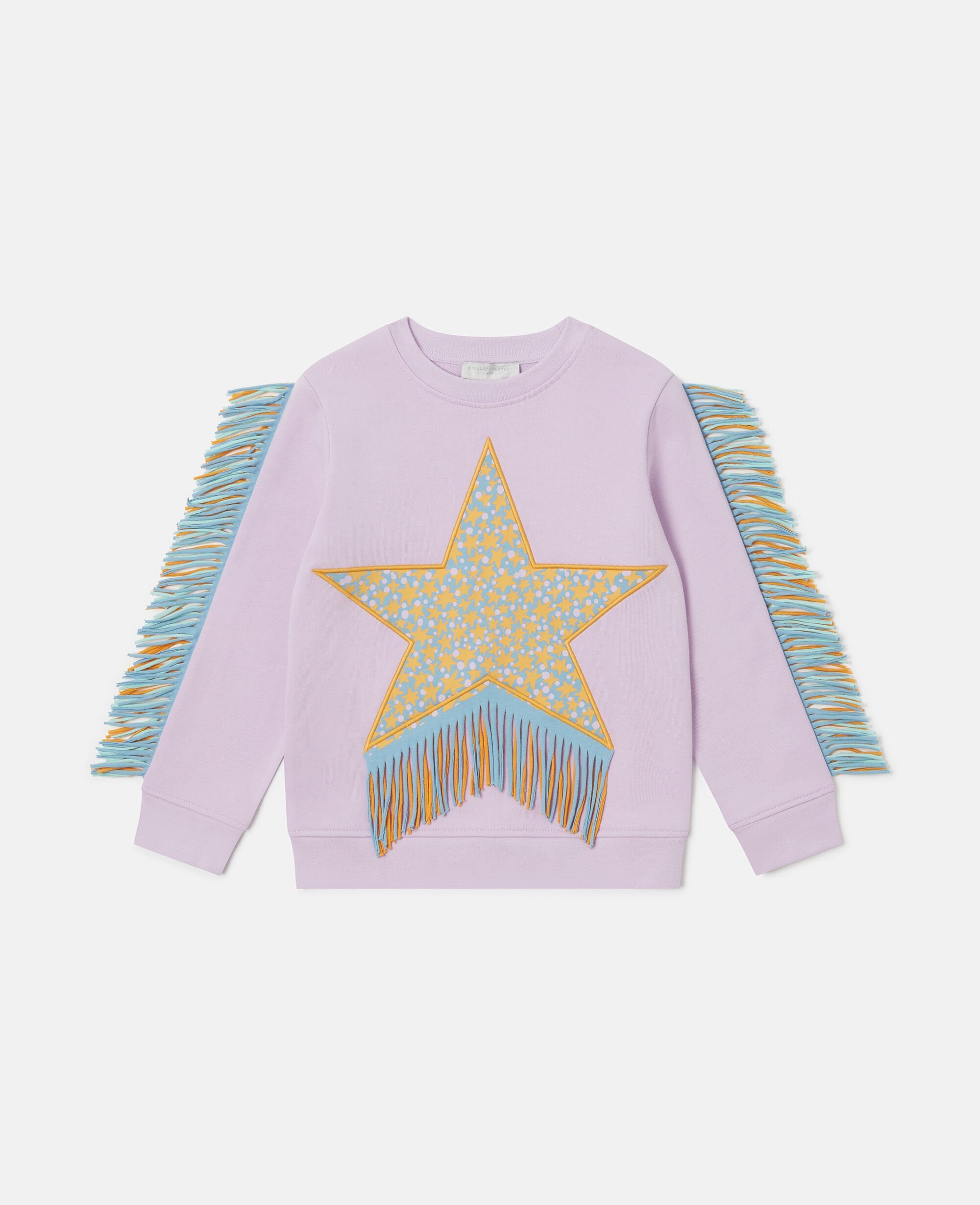 Fringed Star Graphic Sweatshirt