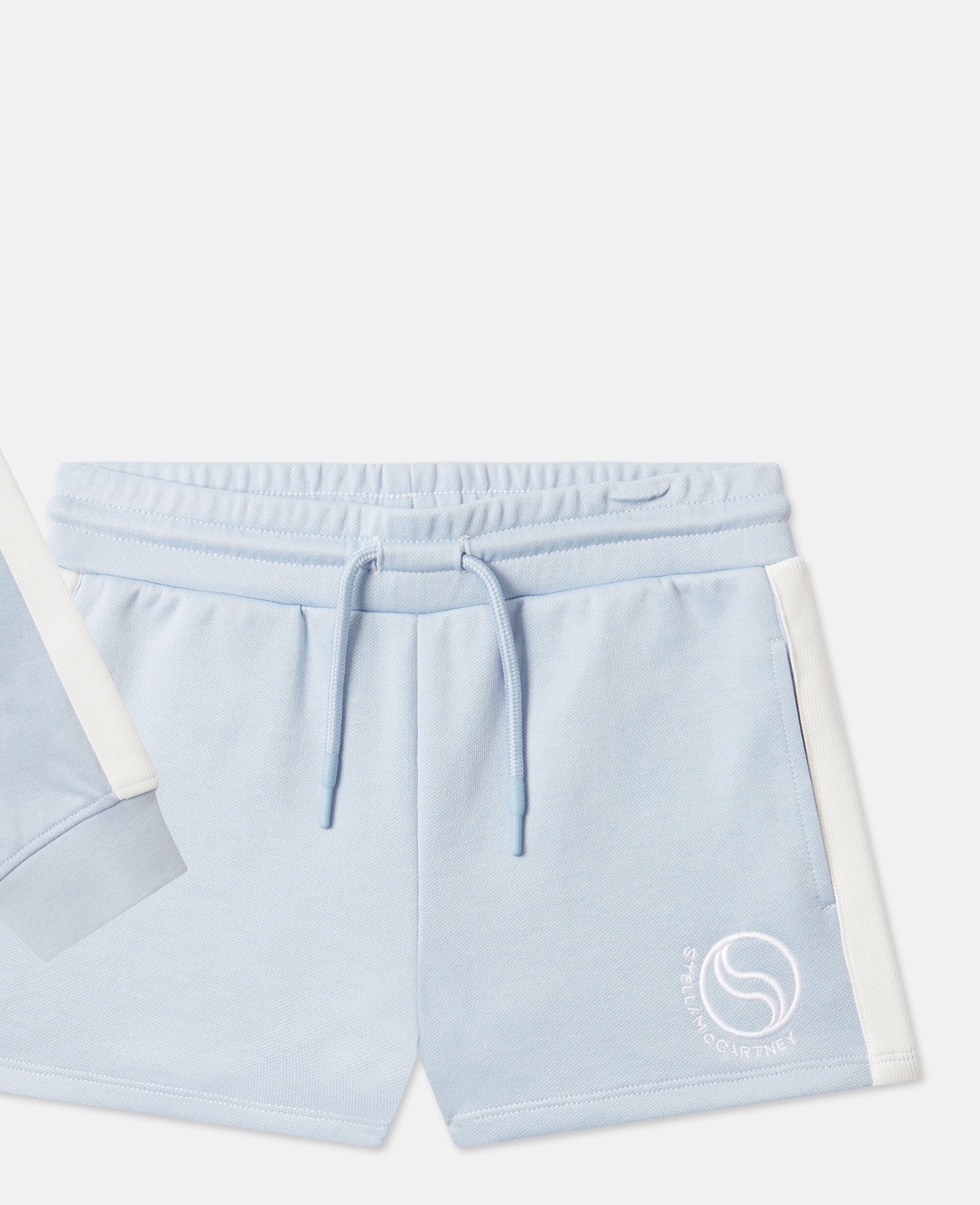 Logo Zipper Sweatshirt And Short Set