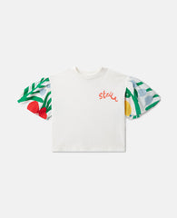 Tie-Dye Sleeve T-Shirt