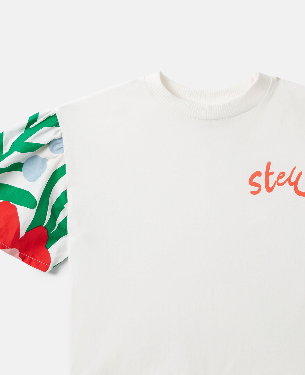 Tie-Dye Sleeve T-Shirt