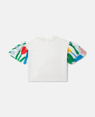 Tie-Dye Sleeve T-Shirt