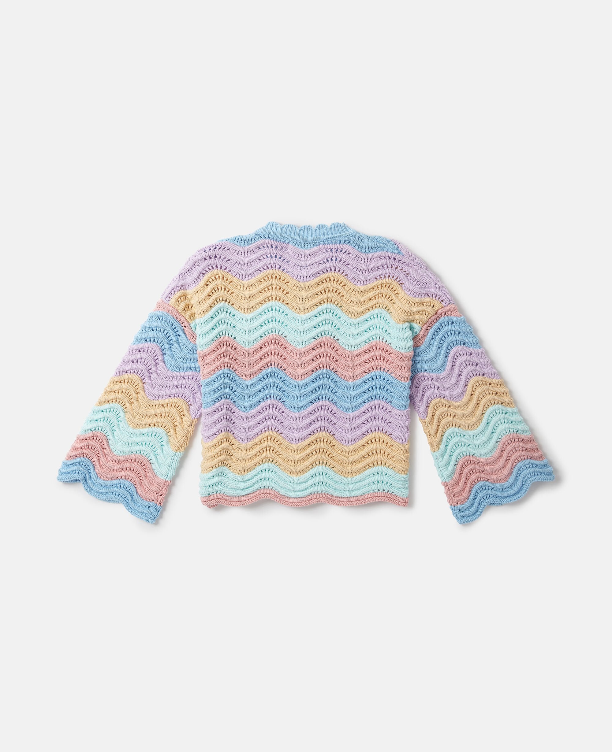 Zig-Zag Crocheted Cardigan