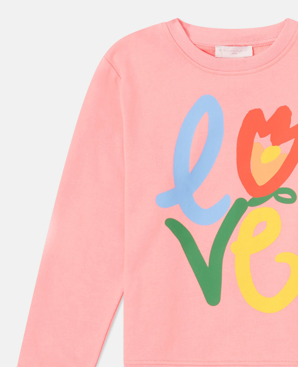 Graphic Sweatshirt And Sweatpant Set