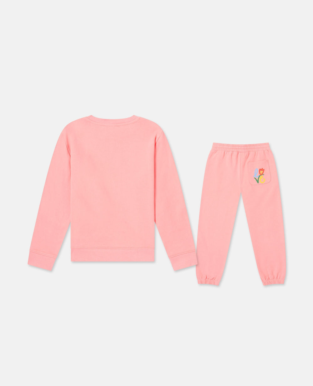 Graphic Sweatshirt And Sweatpant Set