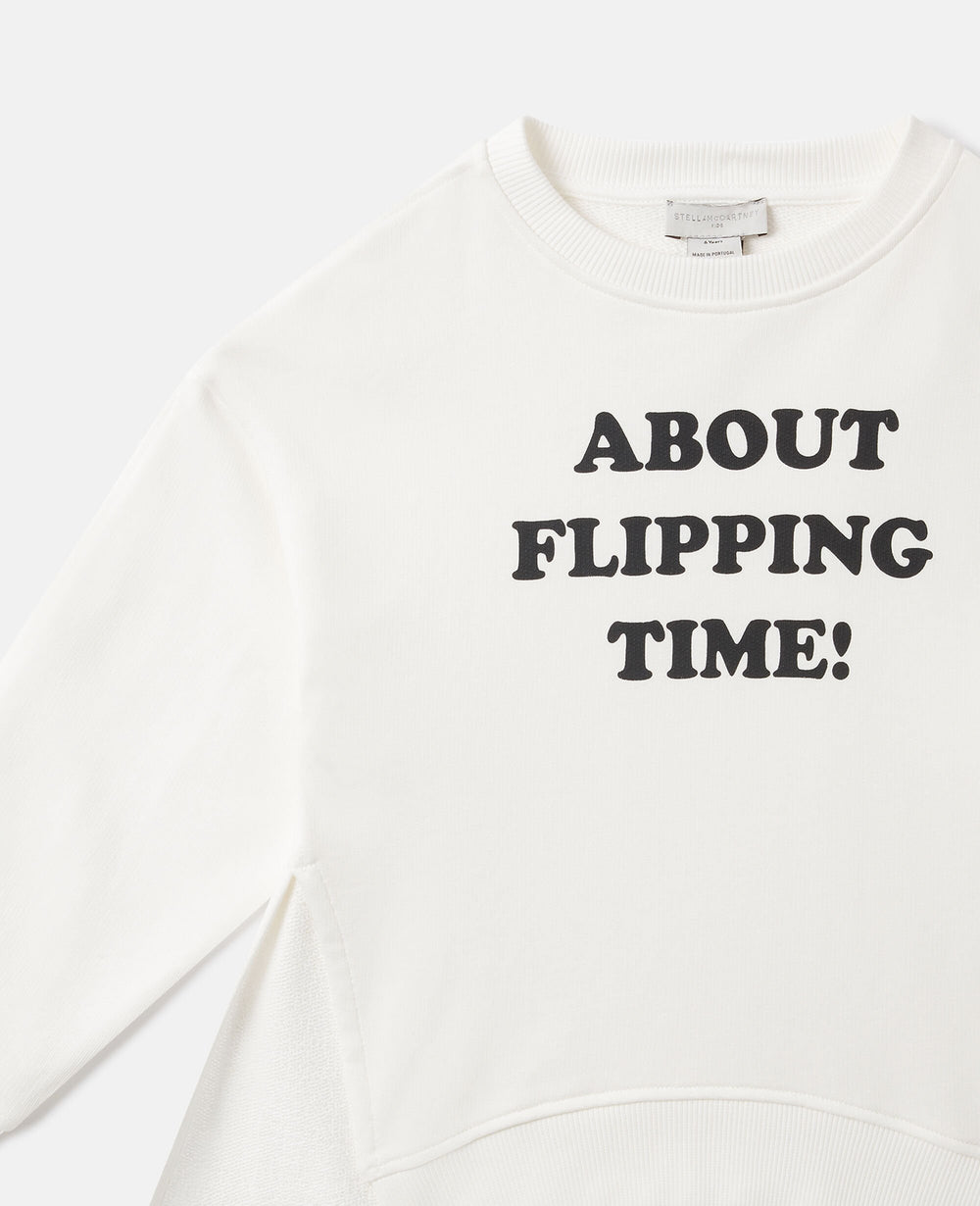 Slogan Print Sweatshirt