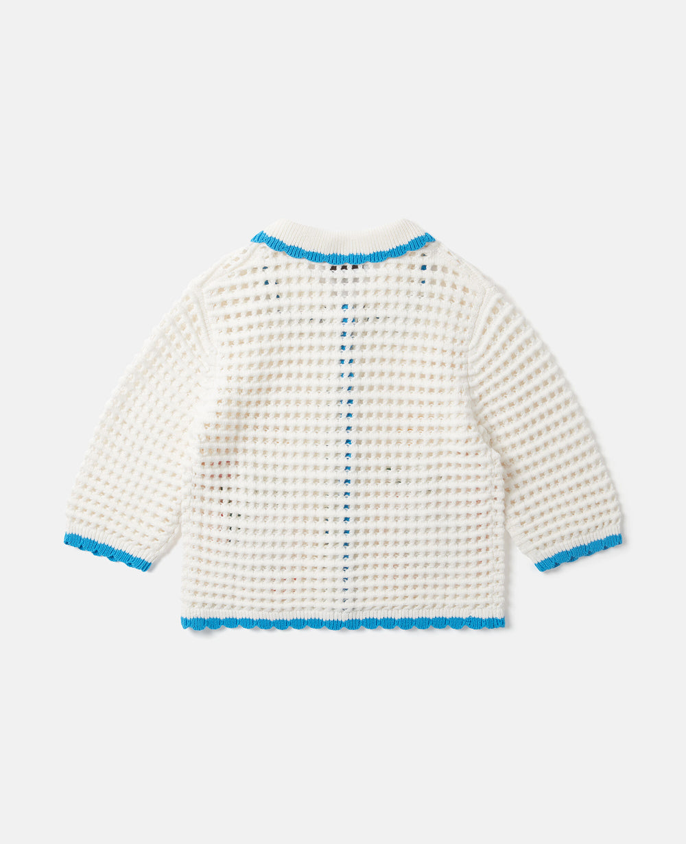 Floral Appliqué Cardigan