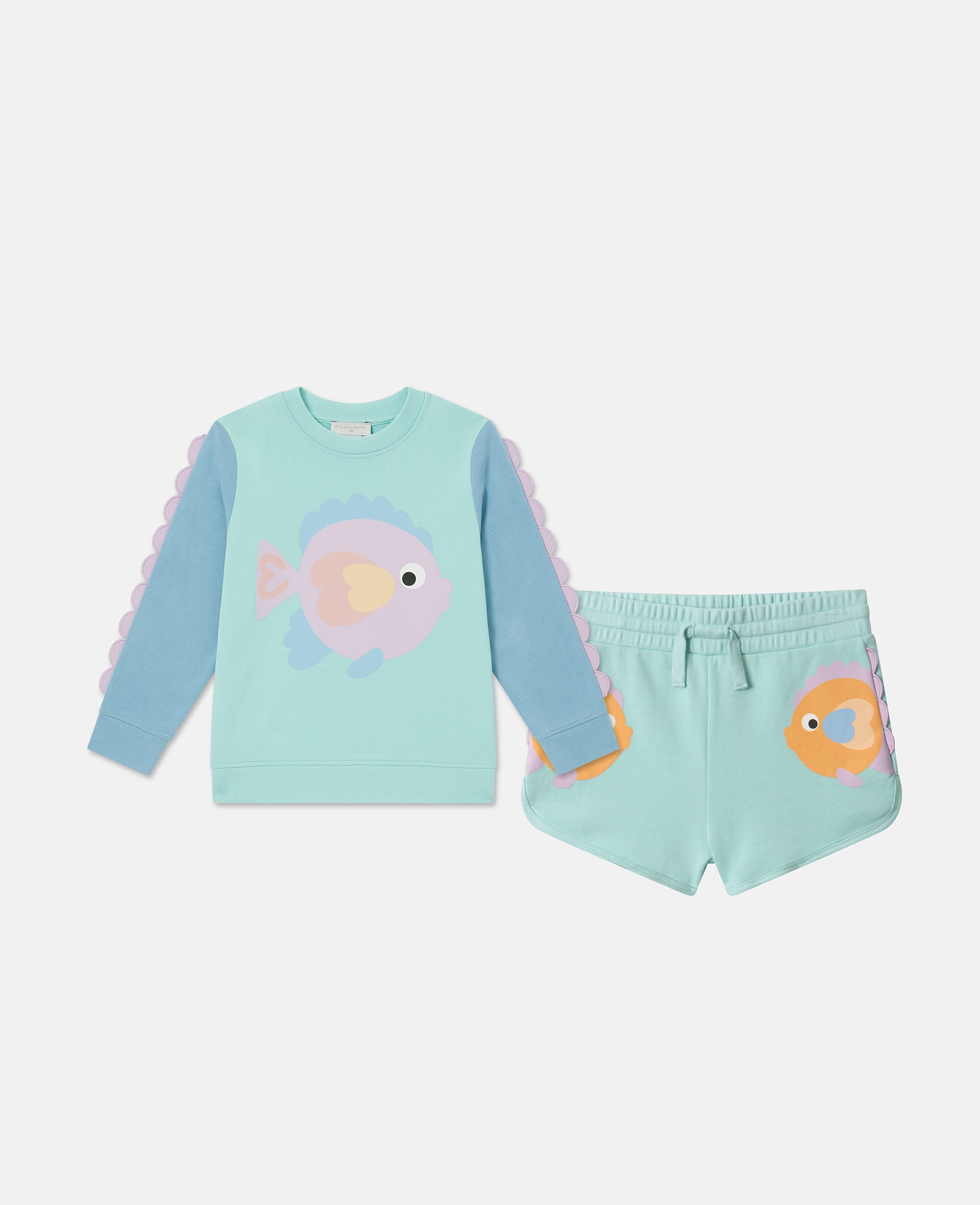 Graphic Sweatshirt And Short Set