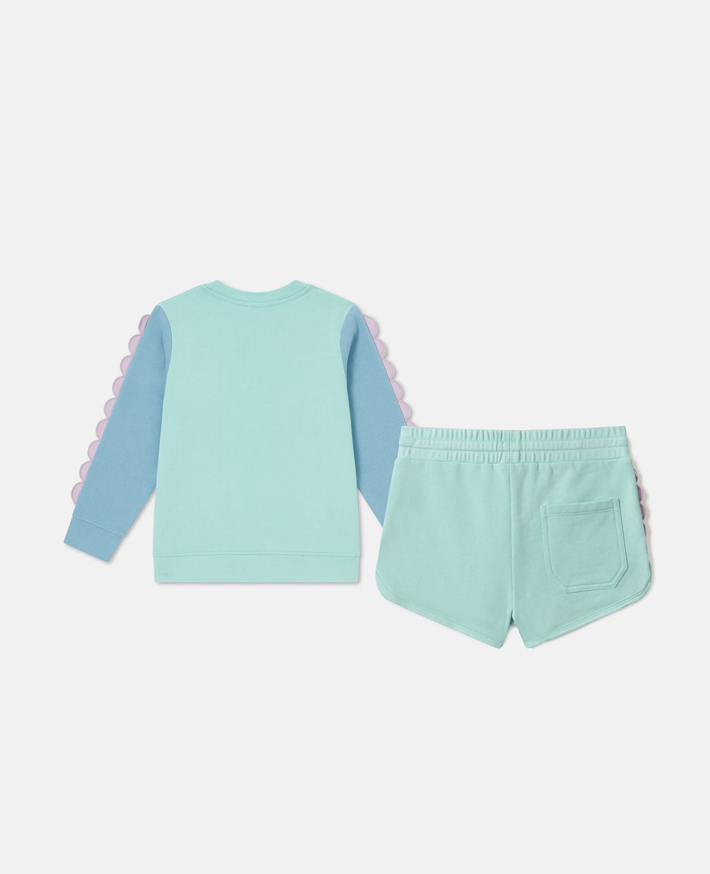Graphic Sweatshirt And Short Set