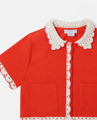 Contrast Trim Knit Cardigan