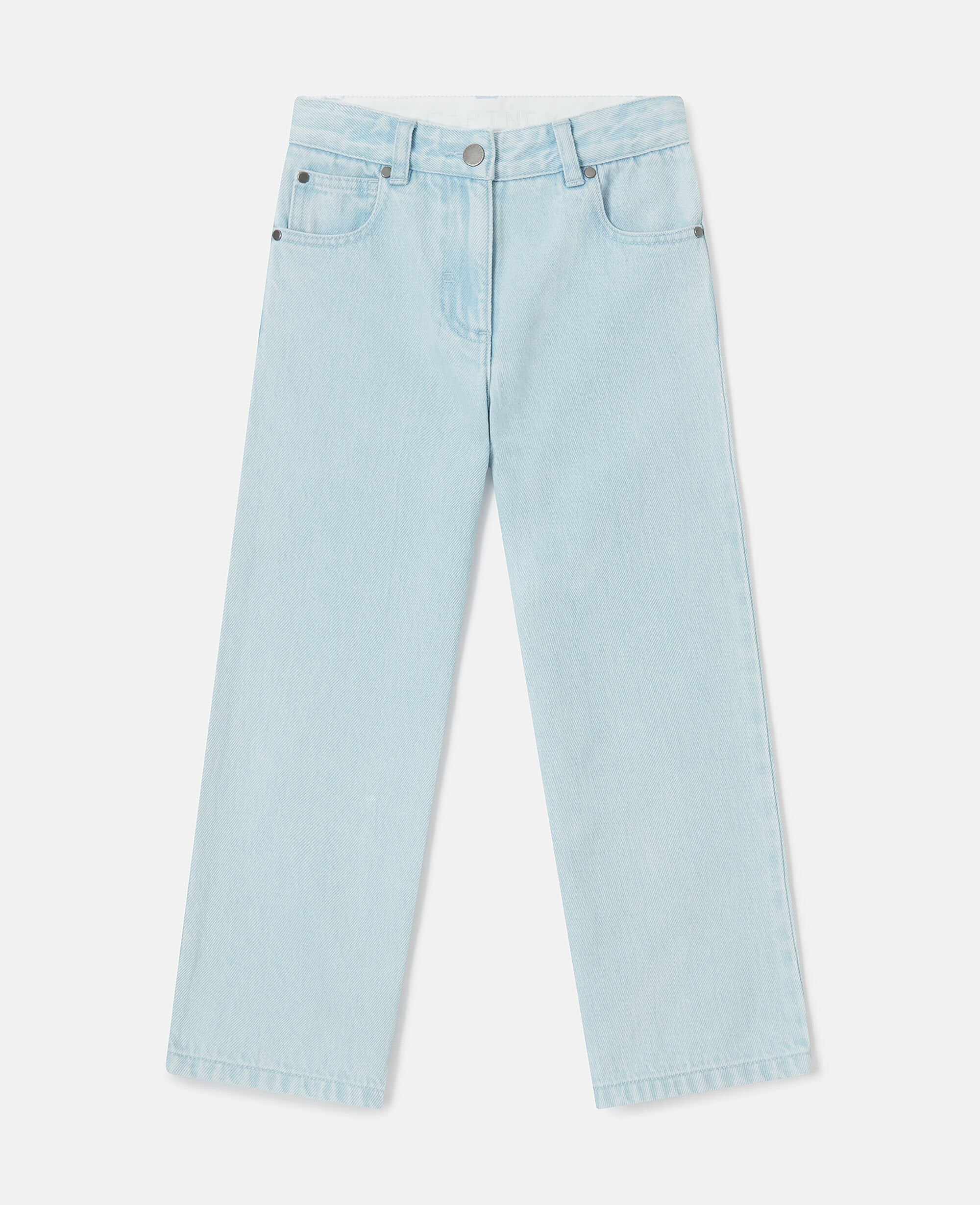 Straight-Leg Denim Jeans