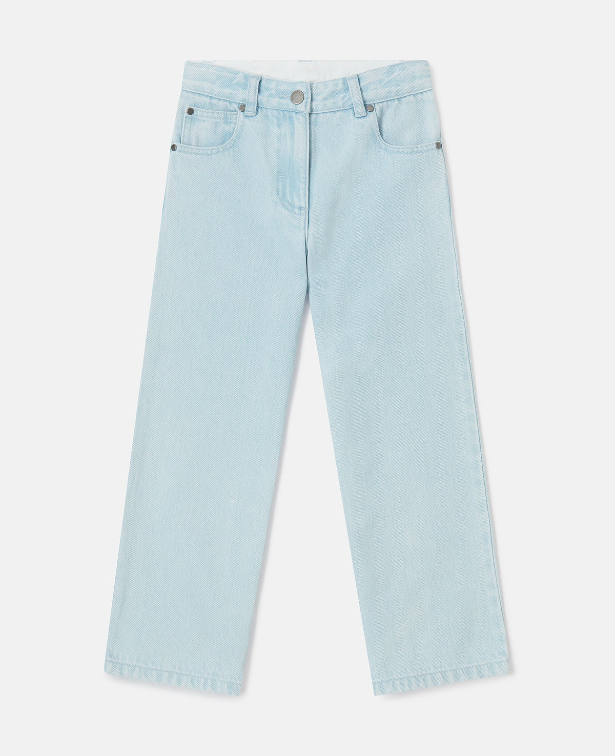 Straight-Leg Denim Jeans