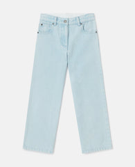 Straight-Leg Denim Jeans