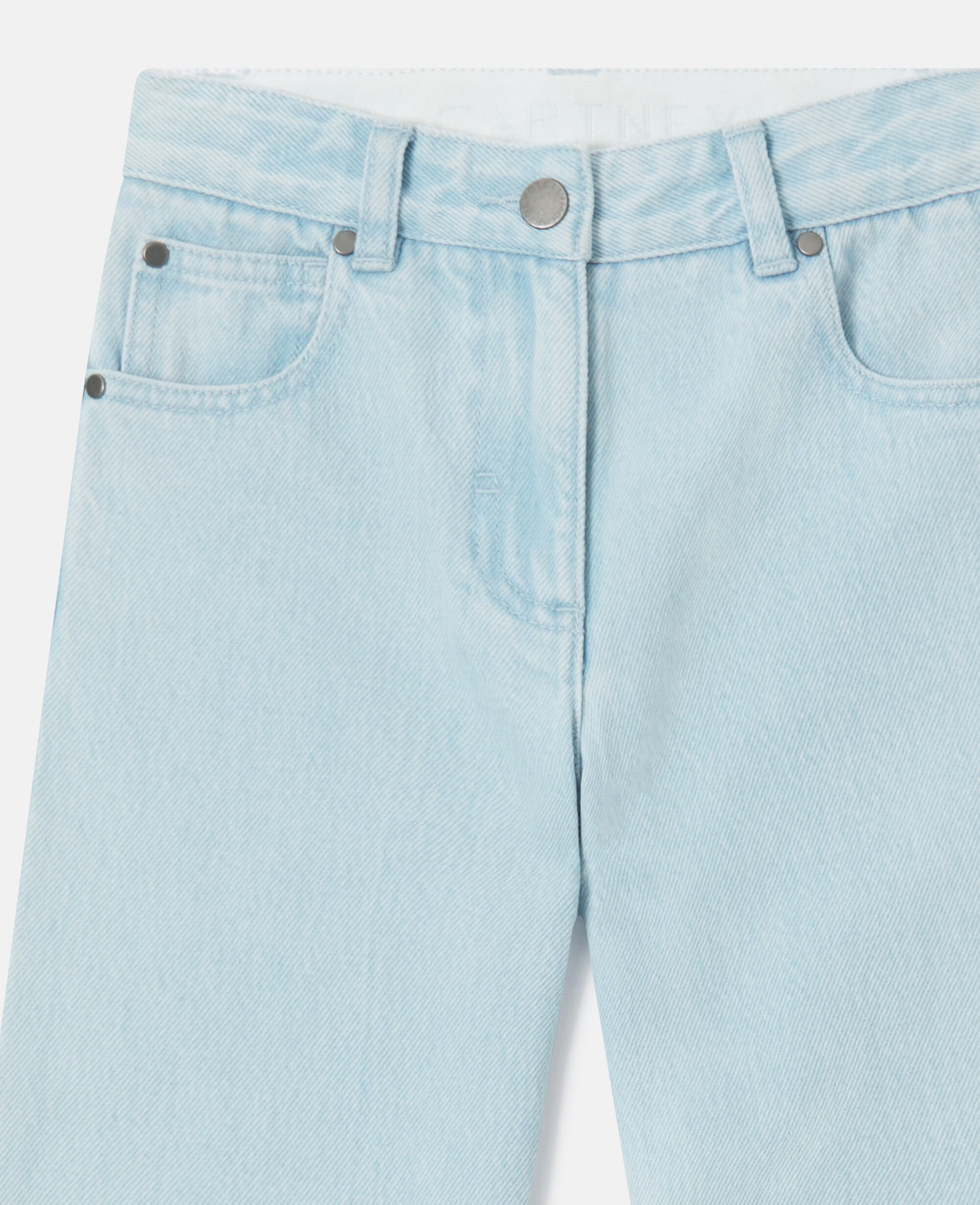 Straight-Leg Denim Jeans