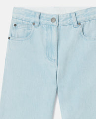 Straight-Leg Denim Jeans
