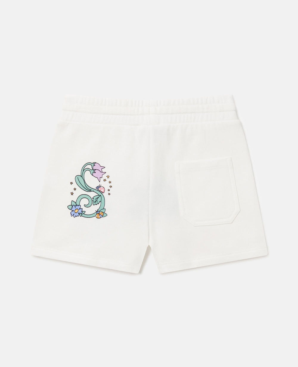 Embroidered Jersey Shorts
