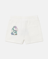 Embroidered Jersey Shorts