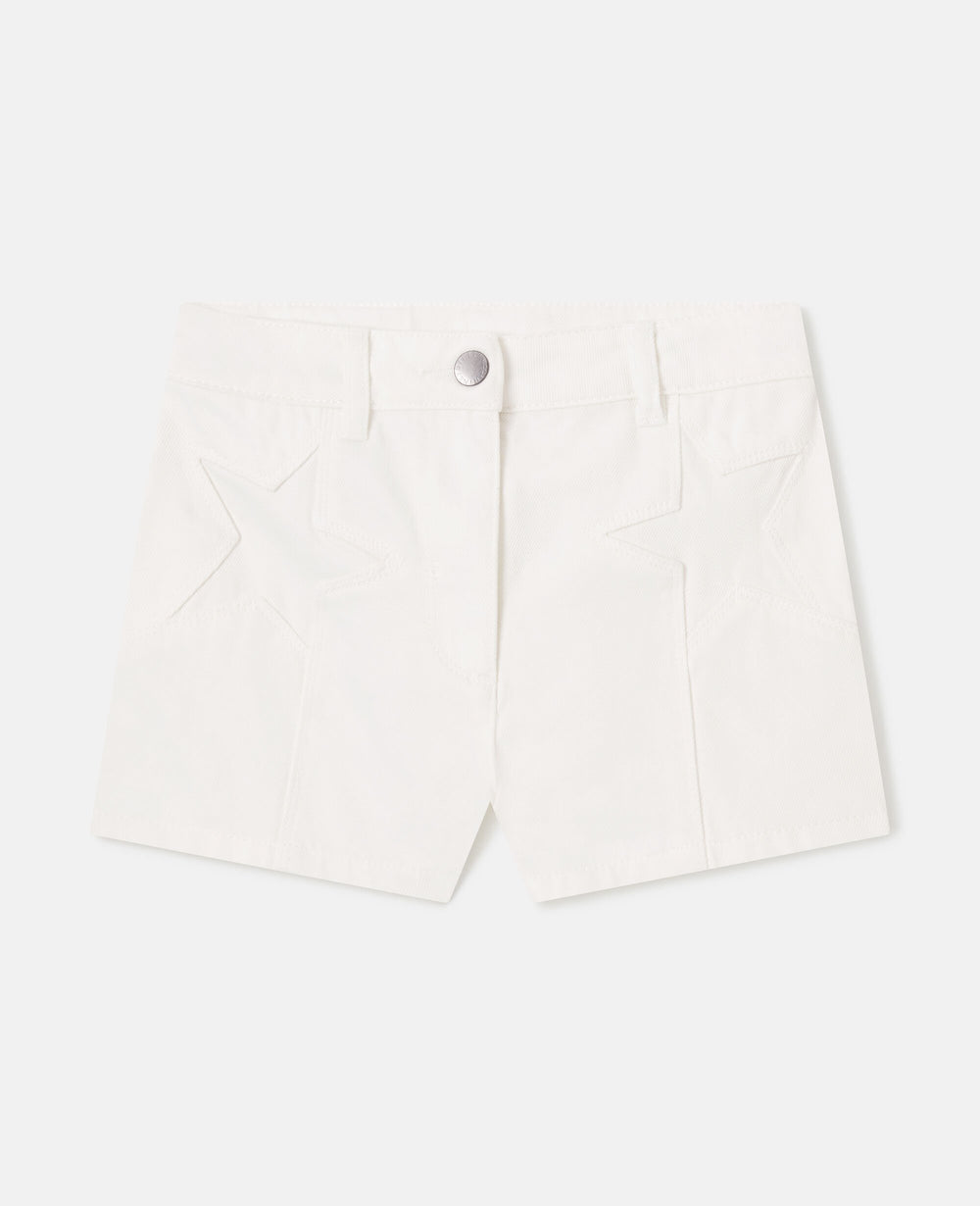 Star Graphic Gabardine Shorts