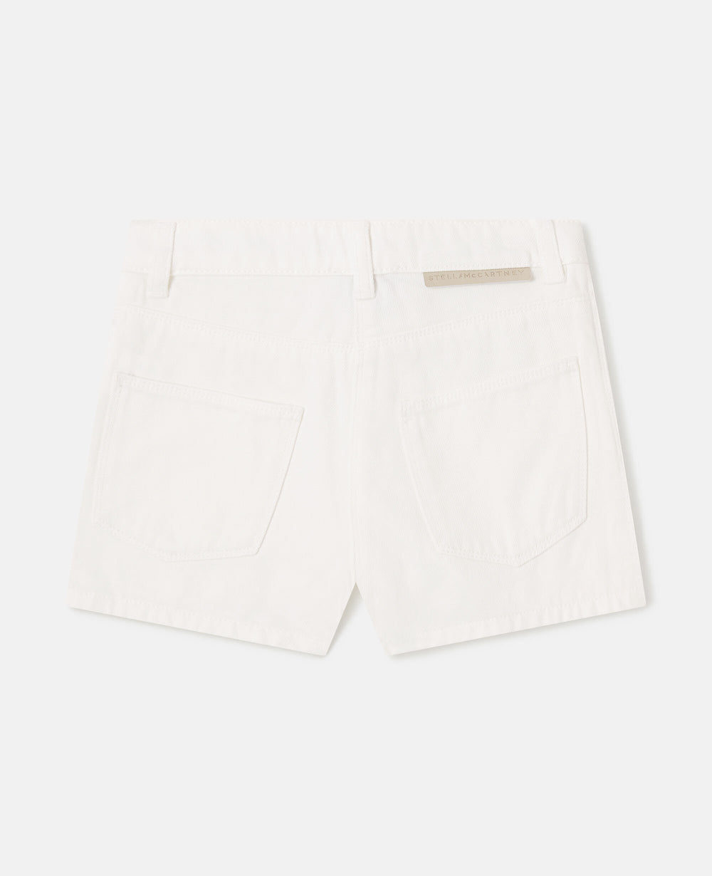 Star Graphic Gabardine Shorts