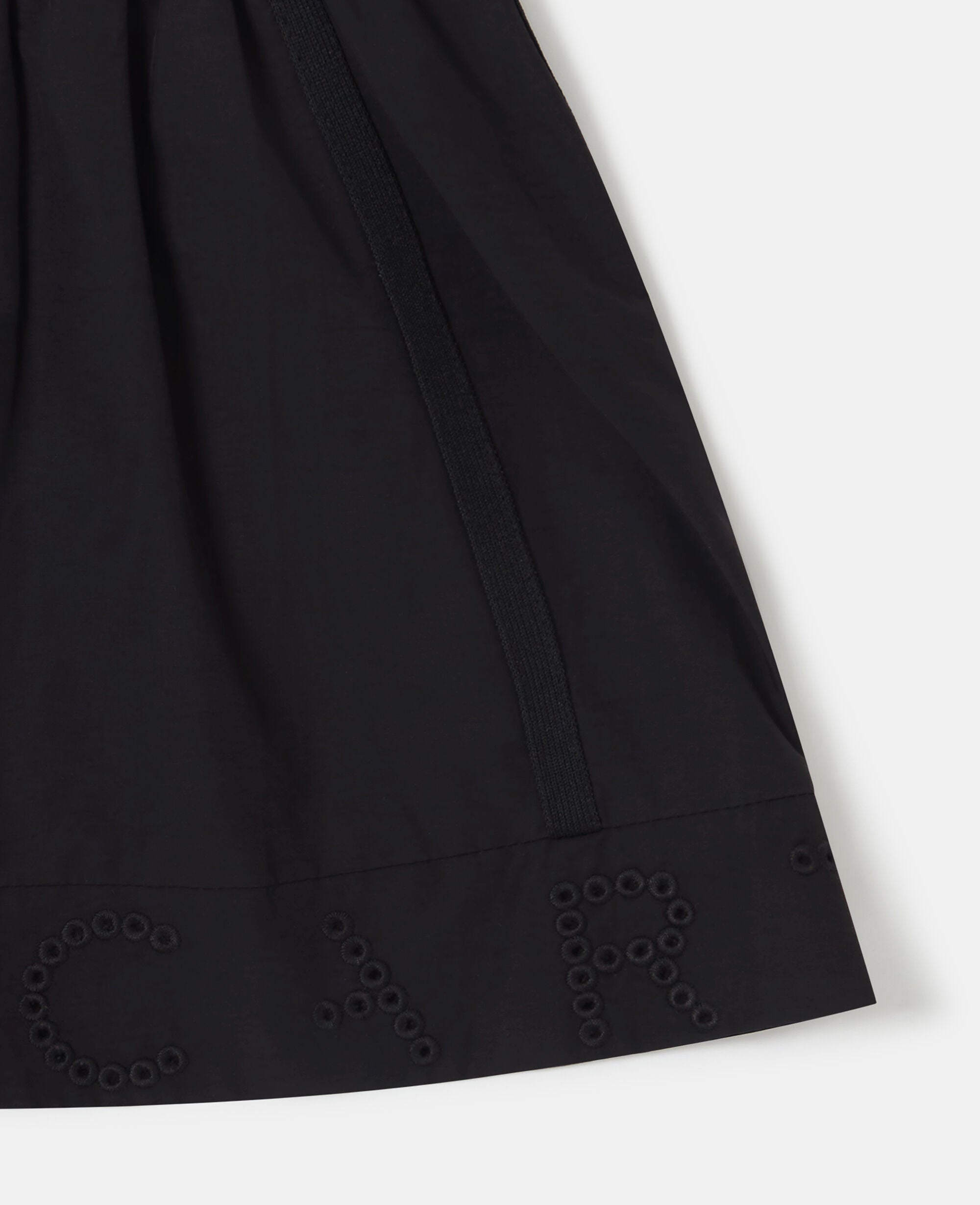 Zipper-Front A-Line Skirt