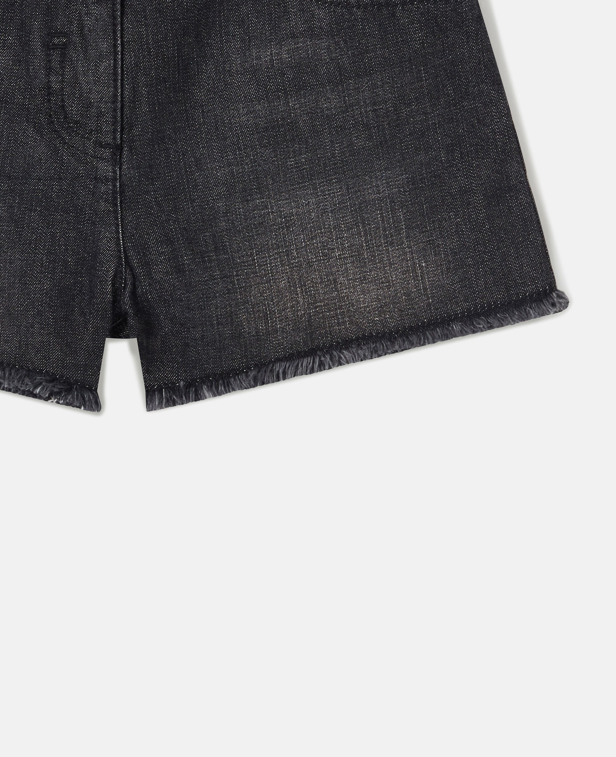 Faded Denim Shorts